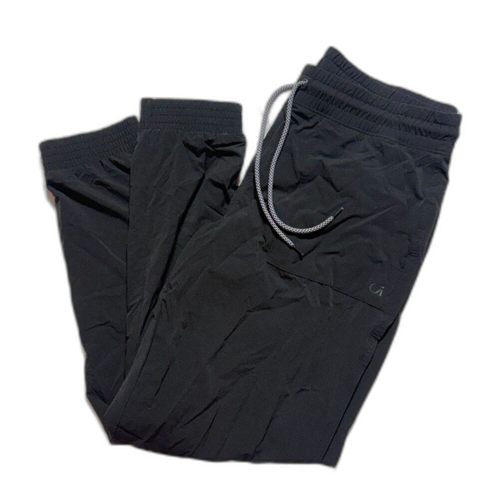GapFit Hike Full Jogg Pants Black Lightweight Nylon Stretch‎ Trail Hiking Medium